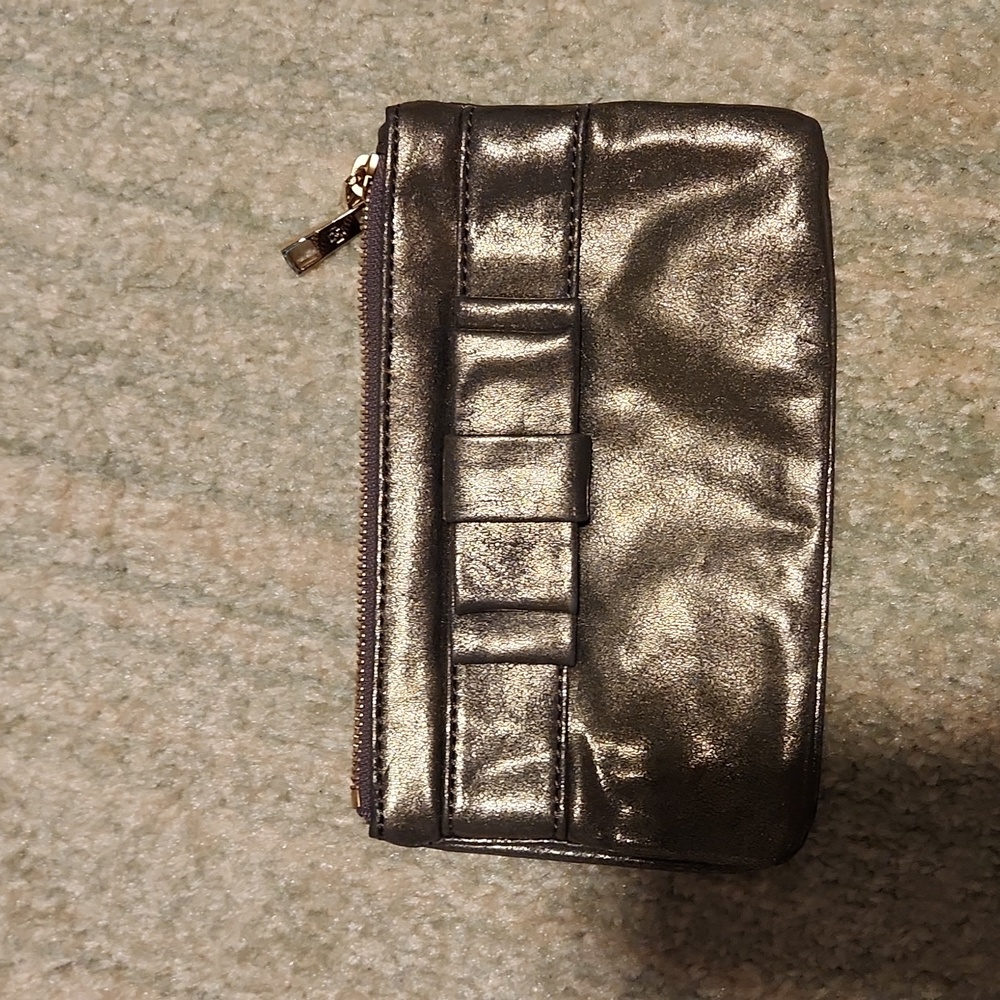 Women's Clutch/Handbag; Bow in Front; 2 pouches; Ann Taylor